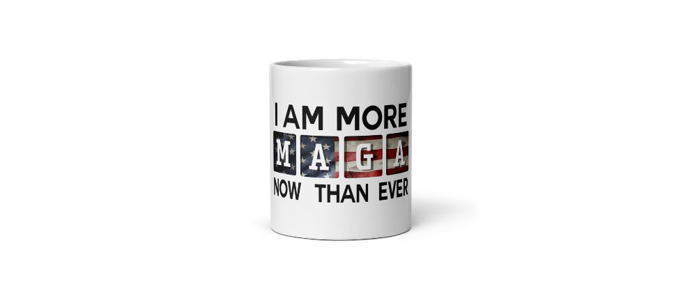 "I'm More Maga Than Ever Mug Only on Gundemic "